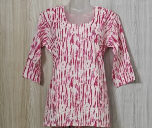 Pink Shibori Print Kurti