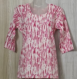 Pink Shibori Print Kurti