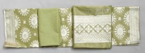 Pastel Green Banarasi Handloom Cotton Tissue suit with Zari work